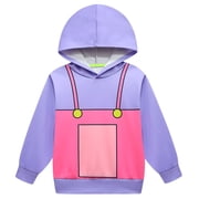 Boys Girls Pullover Hoodie Costume Cartoon Cosplay Sweatshirts 3-10 Years