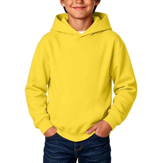 Boys Girls Pullover Hoodie Soft Fleece Long Sleeve Hooded Sweatshirt for Kids