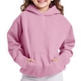thumbnail image 1 of Boys Girls Pullover Hoodies Tween Oversized Fall Trendy Fleece Lined School Wear Clothes Outwear Loungewear Tops Hoodies for Boy Oversized 11Y, 1 of 8