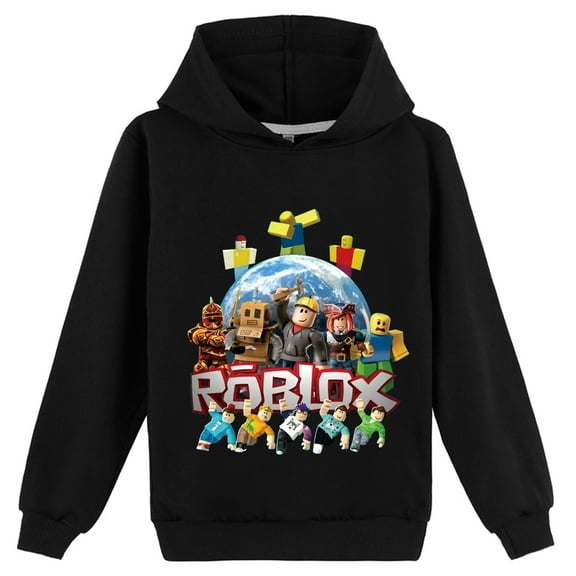 Boys Girls Pullover Sweatshirts Hooded Game Roblox Classic Hoodies Casual Long Sleeve for Teen