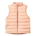 thumbnail image 1 of Boys Girls Quilted Puffer Vest Winter Padded Sleeveless Zip up Jackets Kids Lightweight Soft Insulated down Coats, 1 of 3