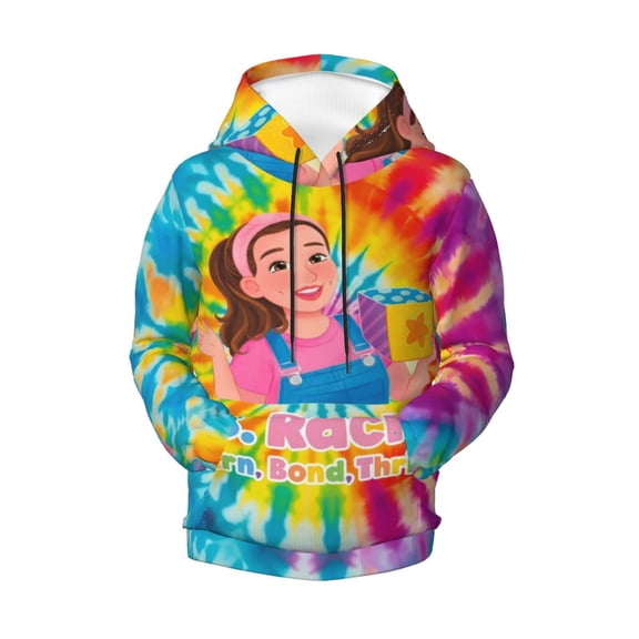 Boys Girls Ra-Chel Pullover Hoodies 3D Print Novelty Colorful Kids Hoodie Sweatshirts With Pocket
