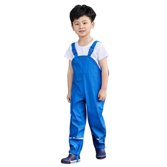 Kids Waterproof Rain Pants Mud Proof Rain Trousers Toddler Waterproof Boys Girls Pants Kids Girls Romper&Jumpsuit 3T