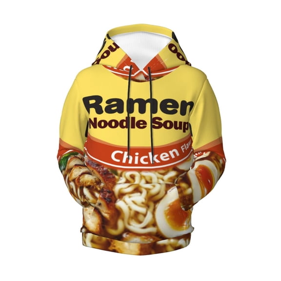 Boys Girls Ramen Noodle Chicken Pullover Hoodies 3D Print Novelty Colorful Kids Hoodie Sweatshirts With Pocket