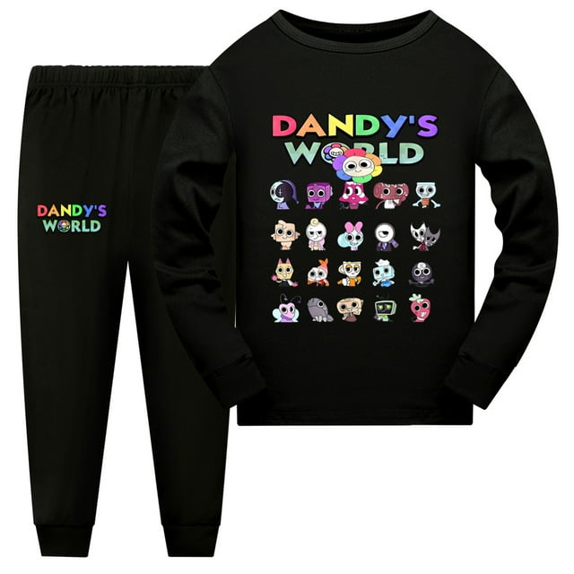 Boys Girls Roblox Dandy's World Cartoon Graphics 2-Piece Pyjamas Pjs ...