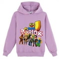 thumbnail image 1 of Boys Girls Roblox Hoodie Lightweight Long Sleeve Hooded Pullover Sweatshirts for Teen, 1 of 2
