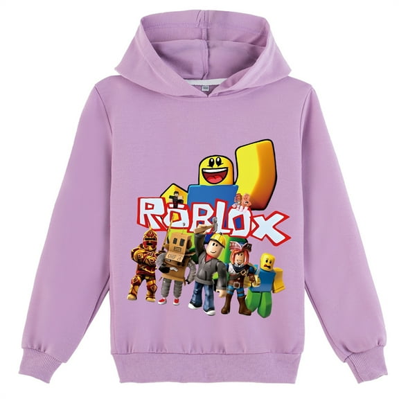 Boys Girls Roblox Hoodie Lightweight Long Sleeve Hooded Pullover Sweatshirts for Teen