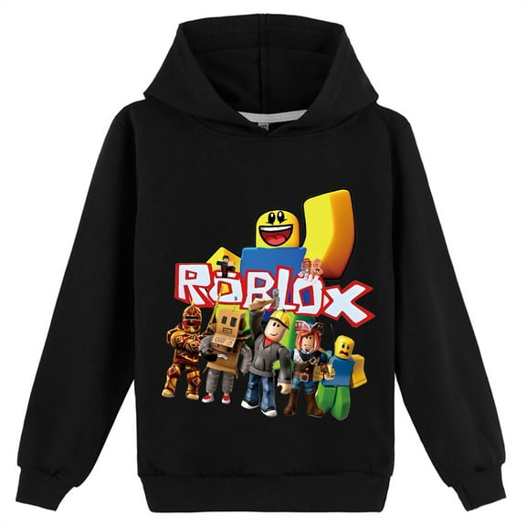 Boys Girls Roblox Hoodie Lightweight Long Sleeve Hooded Pullover Sweatshirts for Teen