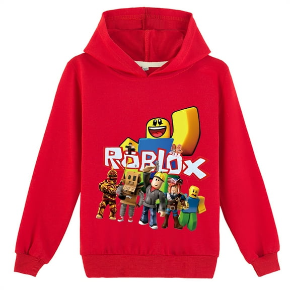 Boys Girls Roblox Hoodie Lightweight Long Sleeve Hooded Pullover Sweatshirts for Teen