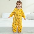 thumbnail image 1 of Boys Girls Rompers Kids Cartoon Style Flannel Sleepsuit Baby Toddler Jumpsuit Pajamas Sleeping Outfit Bodysuits 2-3 Years, 1 of 4