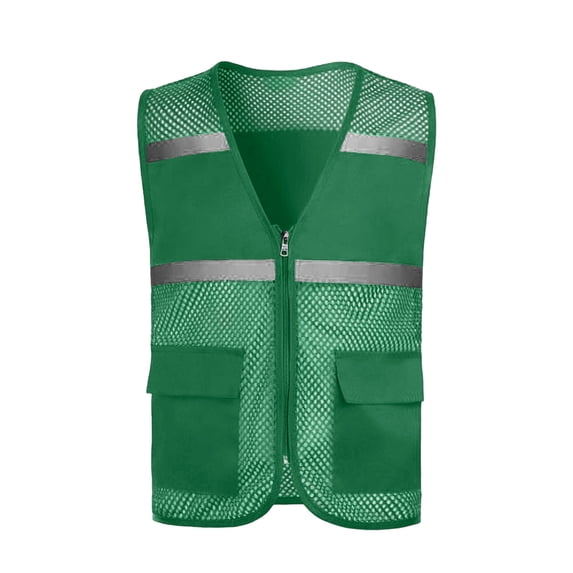 Boys Girls Safety Reflective Vest High Visibility Construction Traffic Vest for Cycling Running Skiing