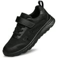 thumbnail image 1 of vibdiv Boys Girls School Shoes Kids Sneakers Athletic Running Tennis Walking Shoes Black Big Kid Size 3, 1 of 7