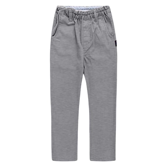Boys Girls School Uniform Pants Kids Casual Elastic High Waisted Chino Pants Twill Pull on Dress Pants Stretch Flat Front Stretch Youth Trousers School Trousers with Pockets