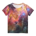 thumbnail image 1 of Boys Girls Shirts Short Sleeve 3d Print Graphic Colorful Summer Tee Shirts forKids, 1 of 5