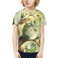 Boys Girls Shirts Totoro TShirt Kids Casual Short Sleeve Tee Tops