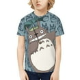 Boys Girls Shirts Totoro TShirt Kids Casual Short Sleeve Tee Tops