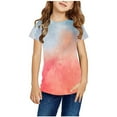 thumbnail image 1 of Boys Girls Shirts Tshirt Short Sleeve Top Funny Graphic Tshirts 3-14 Years Beautiful Blouses And Tops Black Floral Blouse Black Embroidered Top, 1 of 3