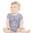 thumbnail image 1 of Boys Girls Short Sleeve Letter Prints Romper Bodysuits Clothes, 1 of 4