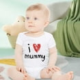 thumbnail image 1 of Boys Girls Short Sleeve Letter Prints Romper Bodysuits Clothes, 1 of 3