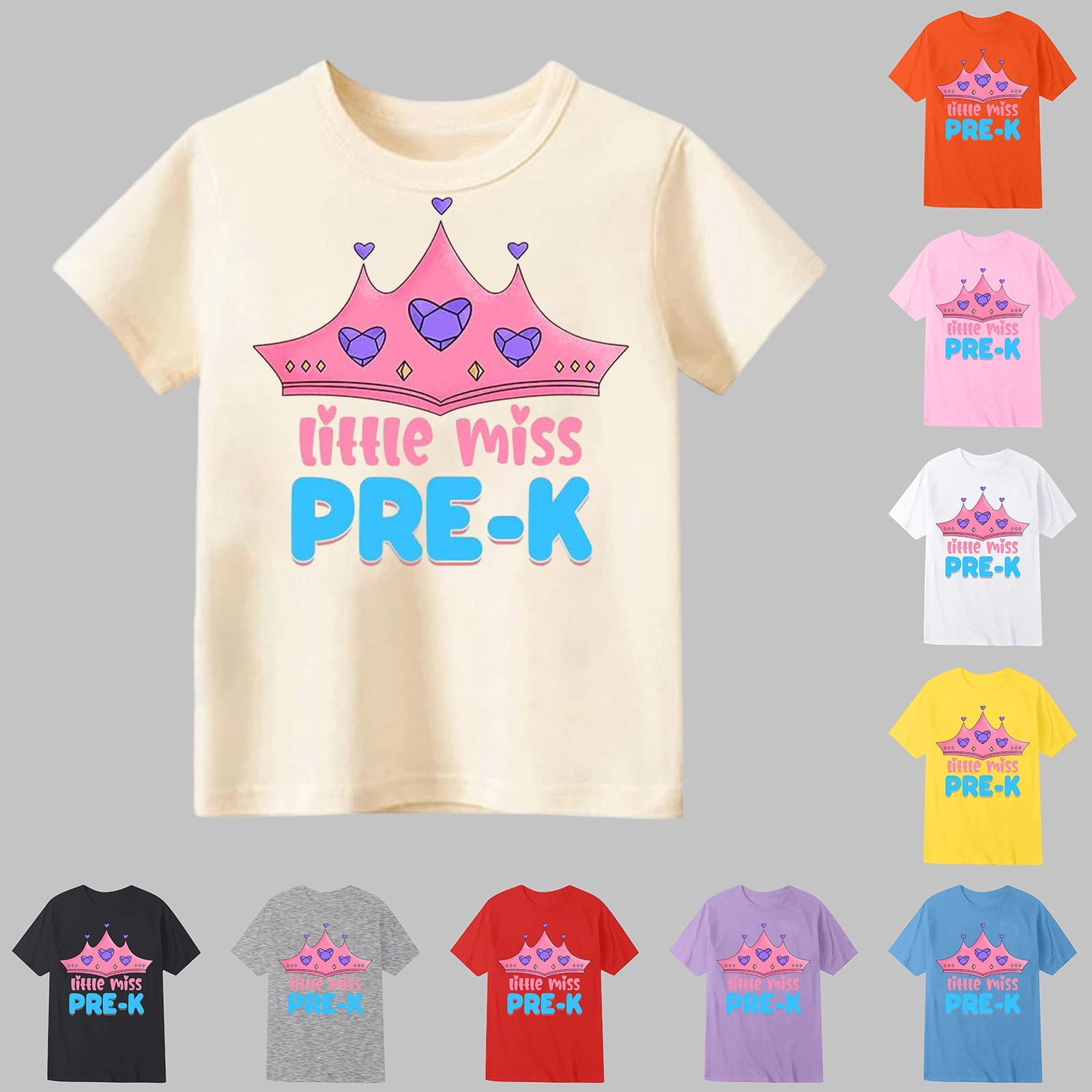Boys Girls Short Sleeve Shirt Toddler Children's Print T Shirt ...