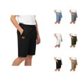thumbnail image 1 of Boys Girls Shorts with Pockets Summer Casual Lightweight Elastic Waist Straight Leg Loose Athletic Shorts 5-16 Years, 1 of 7