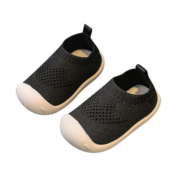 Boys Girls Sneaker Slip On Shoes Kids Lightweight Breathable Walking Shoes 6M-24M