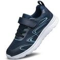 thumbnail image 1 of vibdiv Boys Girls Sneakers Kids Shoes Tennis Running Shoes Athletic Non-Slip Sneakers Navy Blue Little Kid Size 12.5, 1 of 7