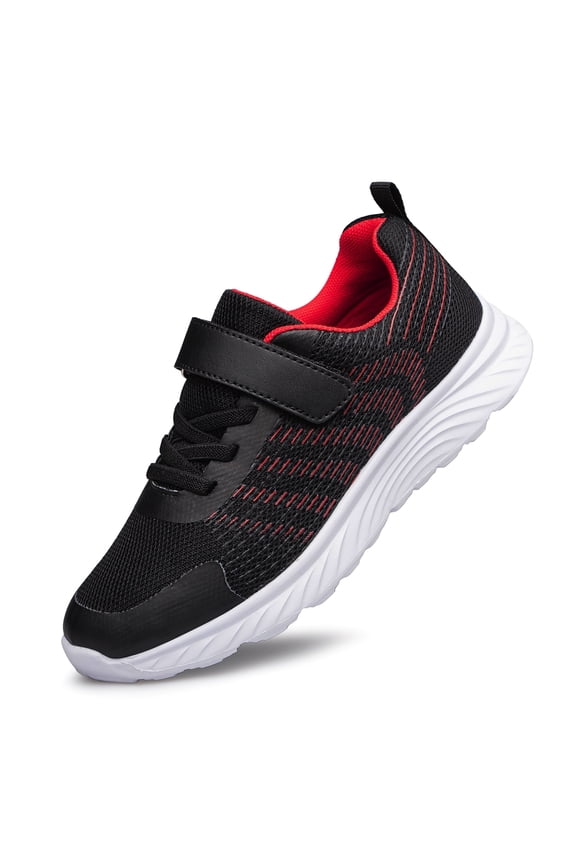 Boys Girls Sneakers Kids Shoes Unisex Breathable Fitness Running Tennis Lightweight Shoes Black Little Kid Size 11