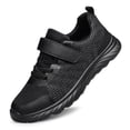 thumbnail image 1 of YHOON Boys Girls Sneakers Kids Shoes Unisex Breathable Fitness Running Tennis Lightweight Shoes Black Toddler Size 7, 1 of 8