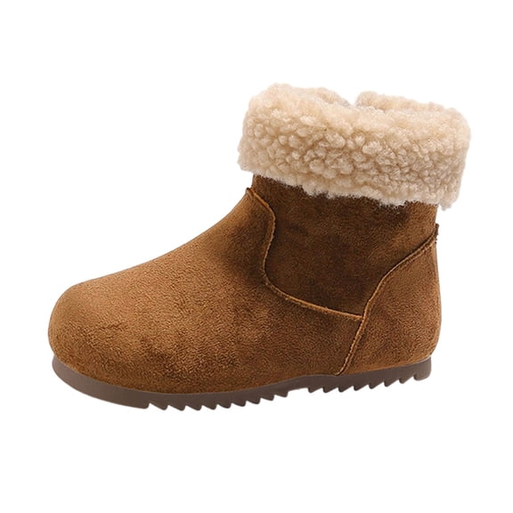 Boys Girls Snow Boots Winter Boots Children Winter Boots for Girls and Boys Warm Lilled Insulated Boots for Kids 1 - 8 Years Old