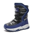 thumbnail image 1 of Boys Girls Snow Boots Winter Waterproof Outdoor Slip Resistant Faux Fur Lining (Toddler/Little Kid/Big Kid), 1 of 9