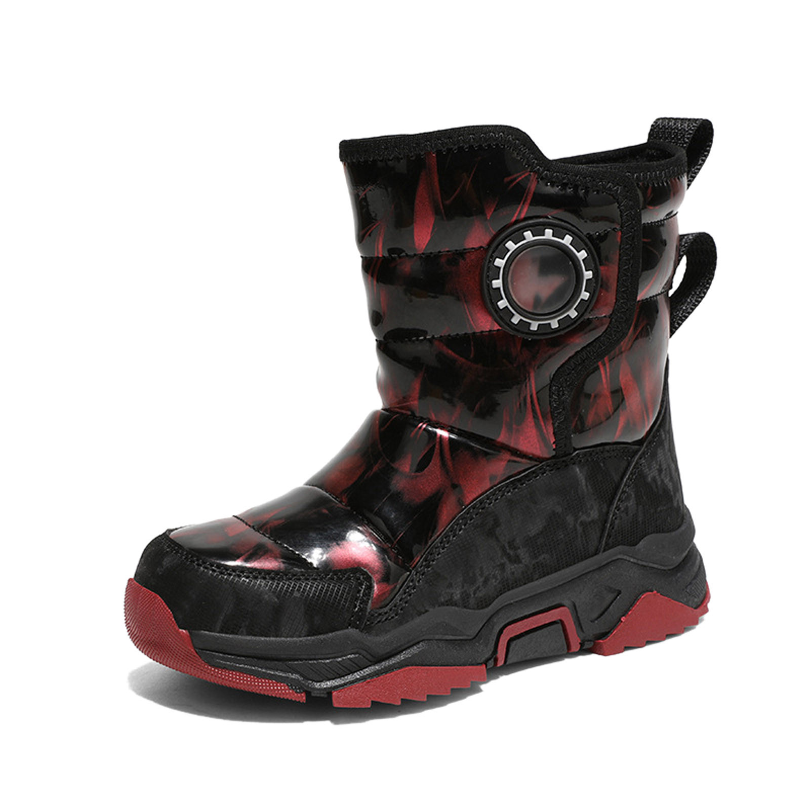 Boys Girls Snow Boots Winter Waterproof Slip Resistant Cold Weather