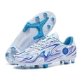 thumbnail image 1 of Boys Girls Soccer Shoes Non-slip Football Boots Cleats Grass Soccer Sneakers 2kr158, 1 of 6