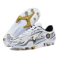 thumbnail image 1 of Boys Girls Soccer Shoes Non-slip Football Boots Cleats Grass Soccer Sneakers 2kr158, 1 of 7