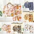 thumbnail image 1 of Boys And Girls Soft Pajamas Cotton Toddler Pjs Long Sleeve Kid Sleepwear Sets,6-12 Months 12-24 Months 2t 3t 4t 5t 6t 7t 8t 9t Children Orange 7-8 Years, 1 of 5