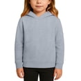 thumbnail image 1 of Boys Girls Solid Color Fleece Sweatshirts Fall Winter Long Sleeve Clothes with Hood School Casual Comfy Soft Pullover Tops, 1 of 5