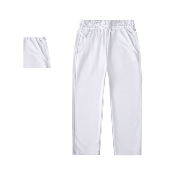 Boys Girls Straight Leg Casual Pants Soft Comfortable Stretchy Jogger Sweatpants For Active Play