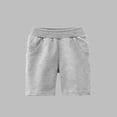 thumbnail image 1 of Boys & Girls Straight Leg Shorts with Pockets 1-9 Years Toddlers Kids Casual Elastic High Waisted Solid Loungewear Athletic Workout Short, 1 of 3
