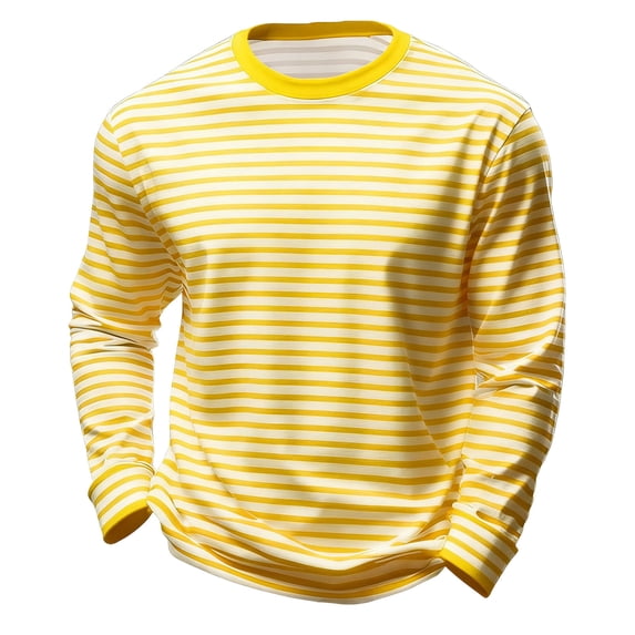 Boys Girls Striped Long Sleeve Crewneck T Shirt Casual Kids Tops Tee Clothes