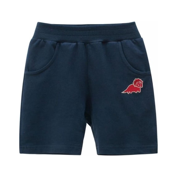 Boys Girls Summer Knit Sports Shorts,Ddinosaur Print Toddler Baby Casual Pull-On Soft Shorts
