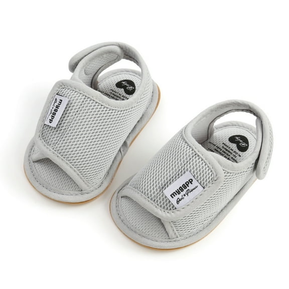 Boys Girls Summer Sandals Closed-toe Anti-slip Sole Toddler First Walkers Shoes