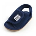 thumbnail image 1 of Boys Girls Summer Sandals Closed-toe Anti-slip Sole Toddler First Walkers Shoes, 1 of 8