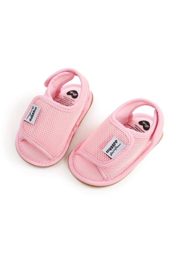 Boys Girls Summer Sandals Closed-toe Anti-slip Sole Toddler First Walkers Shoes