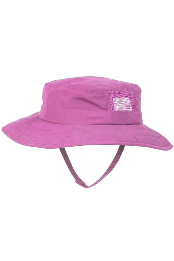 Boys Girls Sun Protection Kids Safari Sun Hat, Pink