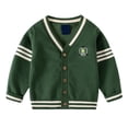 thumbnail image 1 of Boys Girls Sweater Top Coat Unisex Knitted Casual Button Sweater Jacket for Little Girls Boys Childrens Kids, 1 of 9