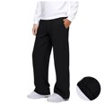 thumbnail image 1 of Boys Girls Sweatpants Casual Athletic Wide Leg Sweatpants with Pockets Boys Black School Sweatpant Pants Girls Pants Size 9-10 Years, 1 of 9