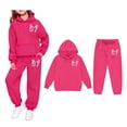 thumbnail image 1 of Boys Girls Sweatsuit Set 2 Piece Creative Graphic 67 Tracksuit Hoodie Jogger Set Fall Clothes Size 4-5 Years Girls Clothes, 1 of 5