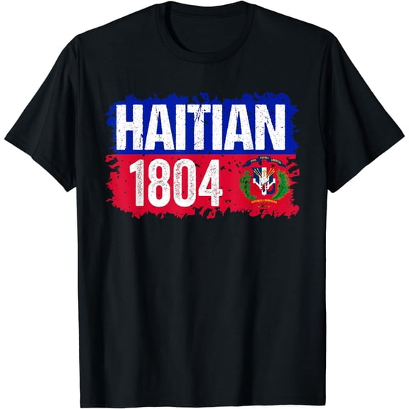 Boys Girls T-Shirt Haitian Haiti Patriotism Roots Heritage Women Men