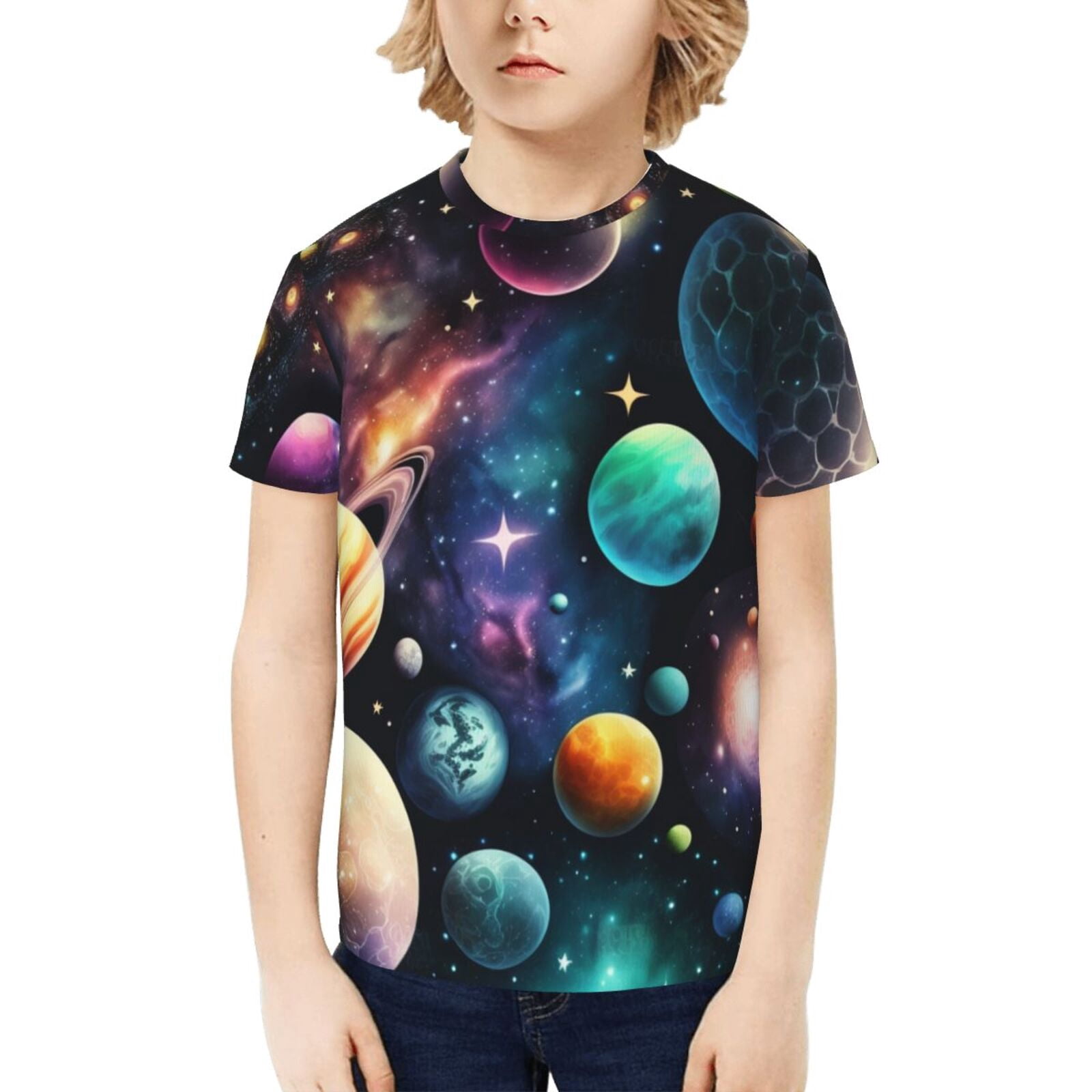 boys-girls-t-shirts-short-sleeve-3d-print-summer-tee-for-kids-planets