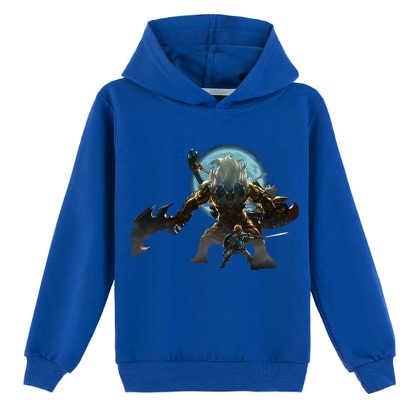 Boys Girls The Legend of Zelda Comfy Hoodies Pullover Hooded Loose Fit Tops Kids Cotton Sweatshirt Hoodies Clothes